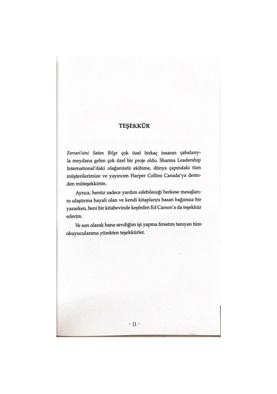 Ferrari'sini Satan Bilge - Robin Sharma 9786054263783