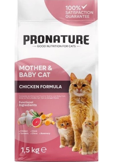 Pronature Mother & Baby Tavuk Etli Yetişkin Kedi Maması 1500 G