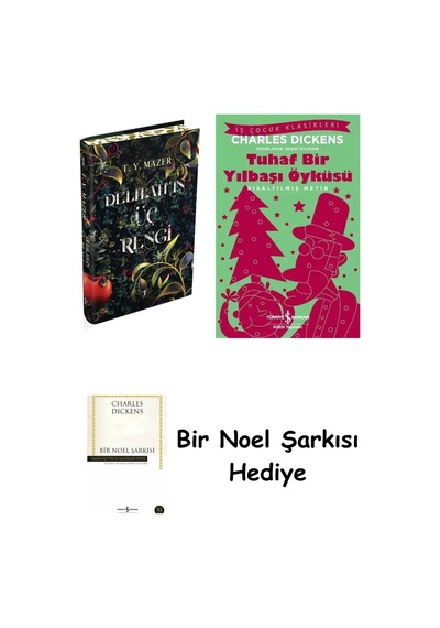 Delilah'ın Üç Rengi Ciltli + Tuhaf Bir Yılbaşı Öyküsü + Bir Noel Şarkısı