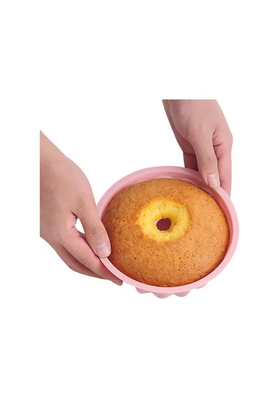 12'li Silikon Klasik Kek Kalıbı Mini Silikon Beyaz Diğer