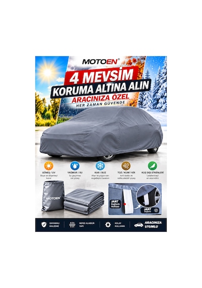 Citroen Berlingo Uyumlu Araba Brandası Su Geçirmez 4 Mevsim Koruma 1996-2002