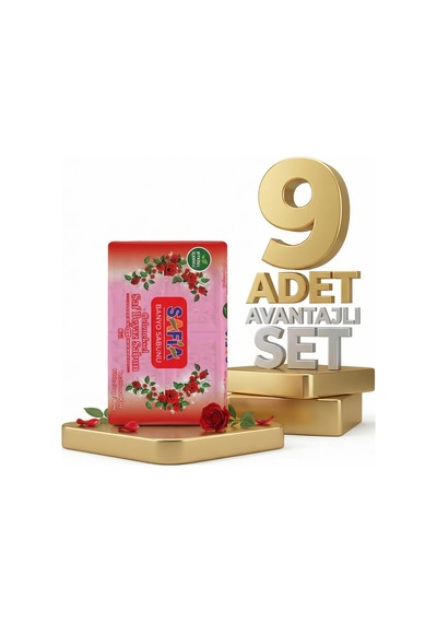 Safia Gül Banyo Sabunu 9x600 Gr