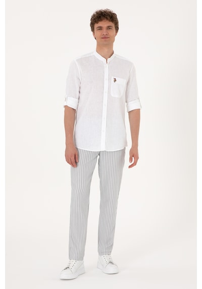 U.s. Polo Assn. Erkek Açık Gri Pantolon Kanvas-chino 50300012-vr001 Acık Grı
