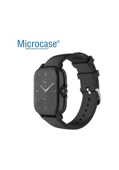 Amazfit Gts 2 - Gts 2E 42 Mm Önü Kapalı Tasarım Silikon Kılıf