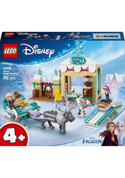 LEGO® ǀ Disney Frozen Anna’nın Kızak Macerası 43256 - 4 Yaş ve Üzeri Prenses Seven Çocuklar için Yaratıcı Oyuncak Yapım Seti (192 Parça)