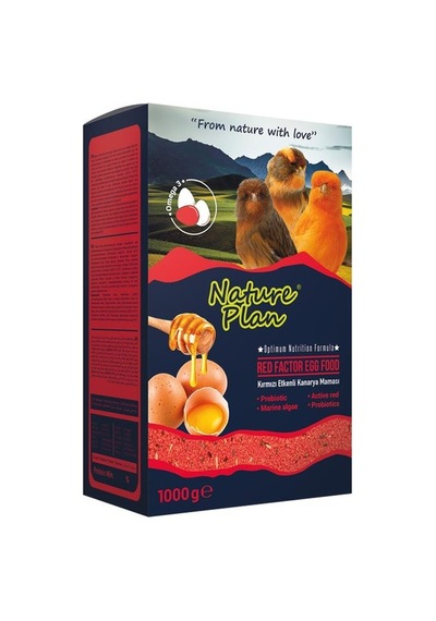 Nature Plan Kırmızı Etkenli Kanarya Maması 1 KG