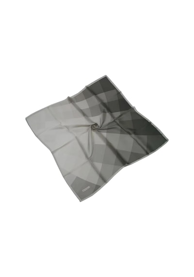 Mim Eşarp Mısırlı Eşarpları Emprime Sport Kristal Ekose Desenli Eşarp Vizon