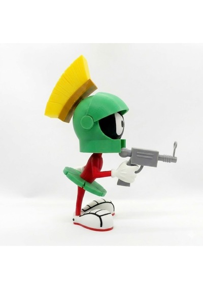 Marvin The Martian Figür Uzaylı Karakter Koleksiyon Figürü Dekoratif 3d Baskı Masaüstü Süsü 0