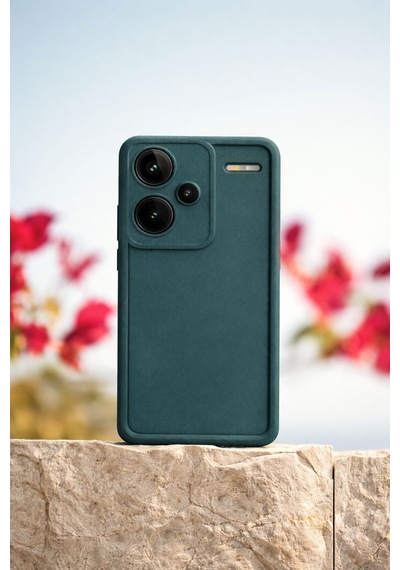 Mi Redmi Note 13 Pro Plus Uyumlu Kamera Çıkıntılı Mat Silikon Telefon Kılıfı Resimdeki