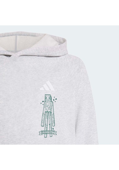 Adidas Minecraft Çocuk Gri Sweatshirt Ks9031
