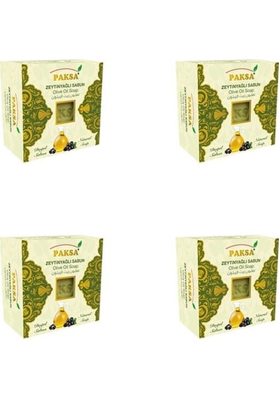 Paksa Doğal Zeytinyağlı Sabun 4 x 125 G