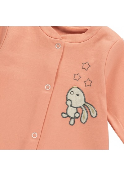 Ürünya Unisex Pamuklu Bebek Tulum Pembe