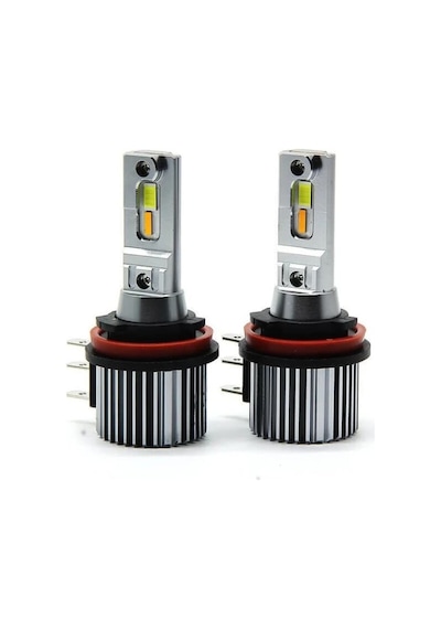 Photon Ultimate H15 Turuncu Gündüz Ledli Fansız Led Ampul 6000k Beyaz Uzun Far 12v-24v