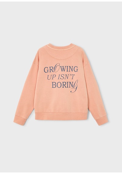 Mayoral Boston Erkek Çocuk İki İplik Sweatshirt Turuncu