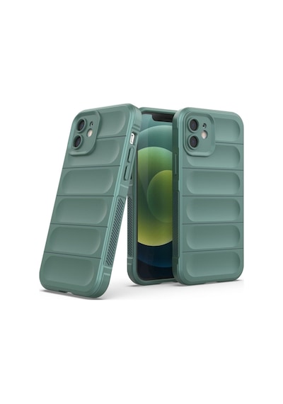 Apple Uyumlu iPhone 12 Kılıf Optimum Lens Çerçeveli Silikon Kapak