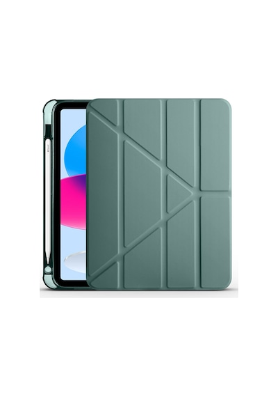 Samsung Galaxy Tab A9+plus X210 X215 X217uyumlu Kılıf Kalem Bölmeli Standlı Arkası Silikon Arka Kapak