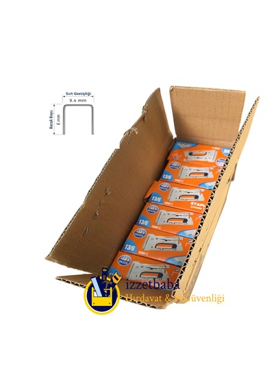 Delta 13/6 Zımba Çakma Teli 5000'li Paket 30 Paket 1 Koli