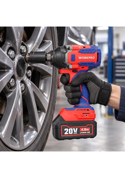 Workpro Wp390207 20volt 1/2 550nm Kömürsüz Profesyonel Şarjlı Somun Sıkma Akü Dahil Değildir