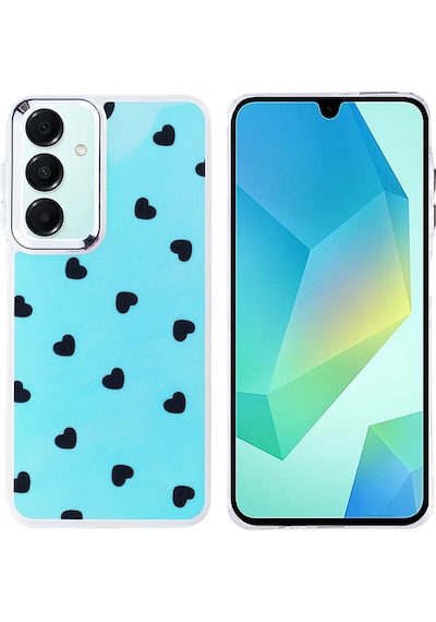 Samsung Uyumlu Galaxy A26 Kılıf Airbag Tasarımlı Zore Hadra Kapak Kalp