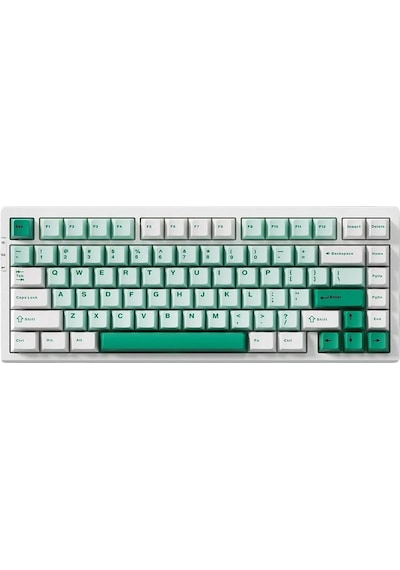 G75 Pro Green %75 Matcha Latte Switch Hotswap Rgb Kablosuz İngilizce Mekanik Gaming Klavye G75-9a