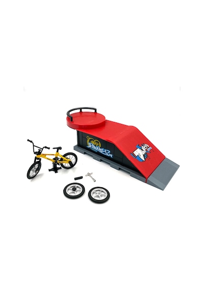 Craftivio Parkurlu Ve Sök Tak Aksesuarlı Mini Bmx Bisiklet Oyun Seti 3+ Yaş Çok Renkli