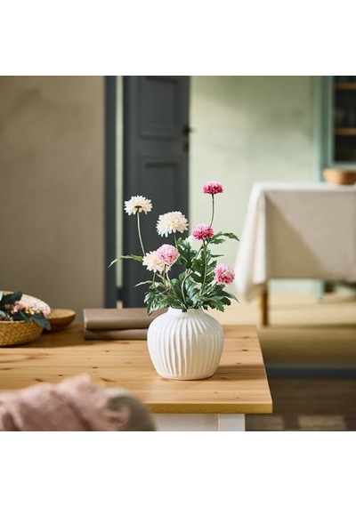 Ikea Smycka Yapay Çiçek, Pembe, 75 Cm, İç-dış Mekan Krizantem