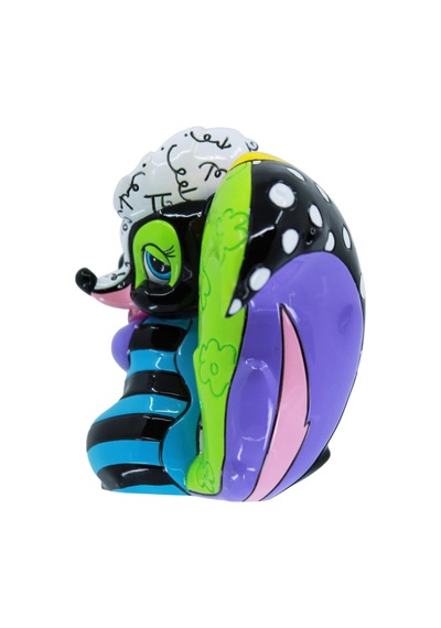 Disney Britto Bambi Çiçek Çekingen Poz Minyatür Heykelcik, 7,5 Cm, Çok Renkli