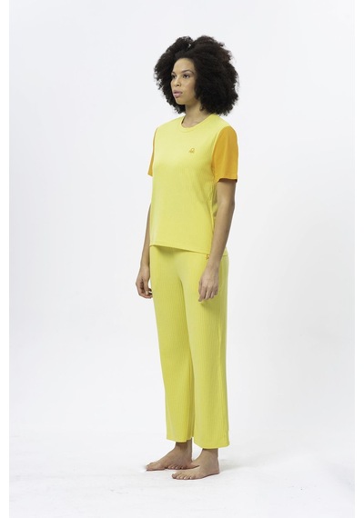 United Colors Of Benetton Kadın Pijama Üstü 71461 Sarı