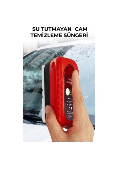 Buğz Su Bırakmayan Özel Araç Cam Temizleme Süngeri, Pratik Kullanım Diğer