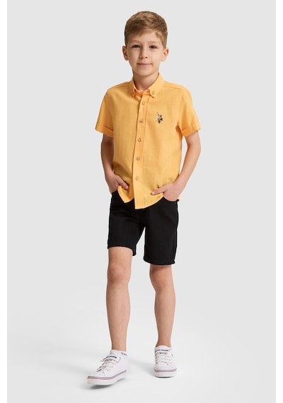 U.S. Polo Assn. U.s. Polo Assn. Erkek Çocuk Siyah Şort Jean 50324822-dn0027