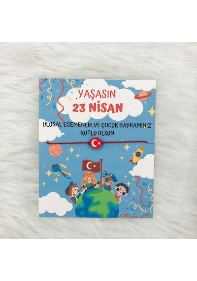 Hobireyon 23 Nisan Çocuk Bayramı Bilekliği Çok Renkli