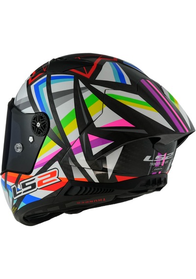 Ls2 Thunder Karbon Gp Aero Flash Full Face Motosiklet Kaskı Siyah