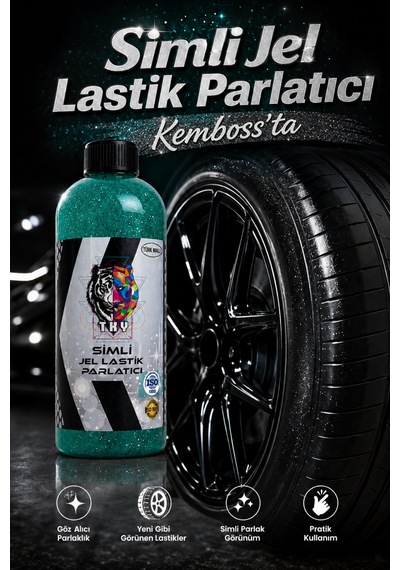 Simli Jel Lastik Parlatıcı