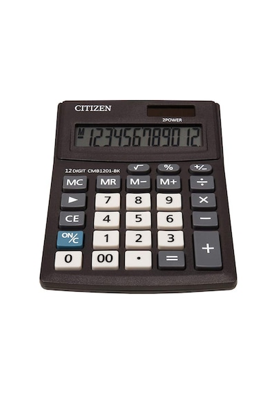 Citizen CDB1201-BK Masa Tipi Büyük 12 Hane Hesap Makinesi