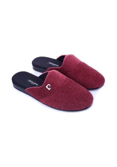 Pierre Cardin Pc-55368 Erkek Kışlık Ev & Halı & Bohça Keçe Terlik Bordo