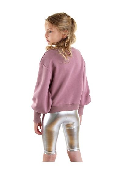 Denokids Unicorn Kız Çocuk Gül Kurusu Swetshirt Çok Renkli
