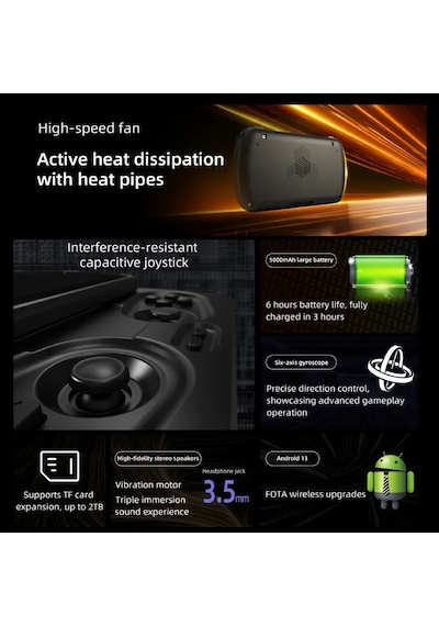 Rg Slide Kızaklı Android Retro El Oyun Konsolu Siyah - 4.7 İnç 120hz 1280x960 Ltps Ekran Unisoc T820 8 Çekirdek 8 Gb Ram 128 Gb Ufs2.2 Aktif Fanlı Ps2 Wıı 3ds Android Oyun Cihazı Rg Slide Kızaklı Android Retro El Oyun Konsolu Siyah - 4.7 İnç 120hz 1280x960 Ltps Ekran Unisoc T820 8 Çekirdek 8 Gb Ram 128 Gb Ufs2.2 Aktif Fanlı Ps2 Wıı 3ds Android Oyun Cihazı