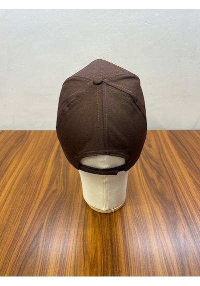Dad Baba Nakışlı Pamuklu Unisex Cap Şapka Kahverengi
