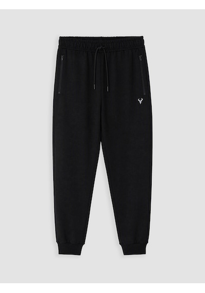 Lcw Eco Siyah Regular Fit Erkek Jogger Eşofman Altı