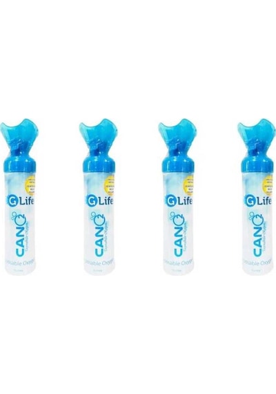 Glife Can O2 Taşınabilir Sprey 200 Nefeslik Oksijen Tüpü x 4