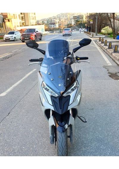 Motocam Kymco Dink R 150 Ön Cam 2023-2026 Model 77cm Şeffaf Renkli 4mm