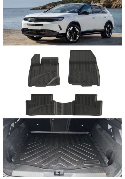 Sahler Opel Grandland 2025 Ve Sonrası 1.2 Mild Hybrit 4.5d Paspas 3d Rizline Üst Bagaj Havuzu