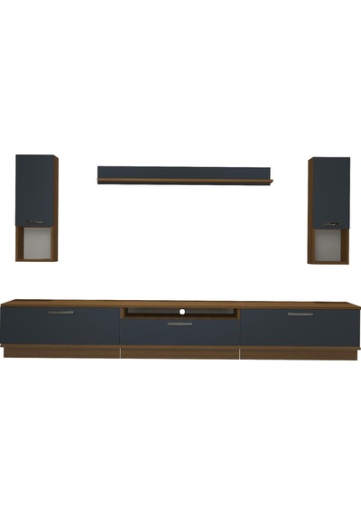 Decoraktiv Trendstyle 270da Mdf Tv Ünitesi Tv Sehpası Ceviz - Antrasit