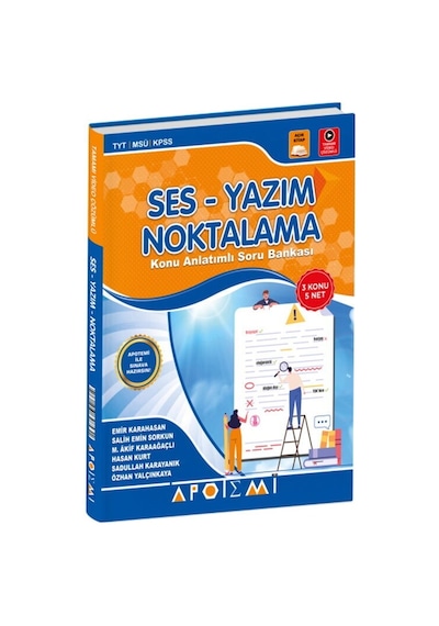 Apotemi Tyt Kpss Msü Ses Yazım Noktalama Konu Anlatımlı Soru Bankası Apotemi Yayınları