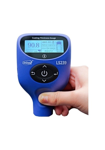 Linshang Ls239 Profesyonel Oto Boya Kalınlık Ölçer Türkçe Menü