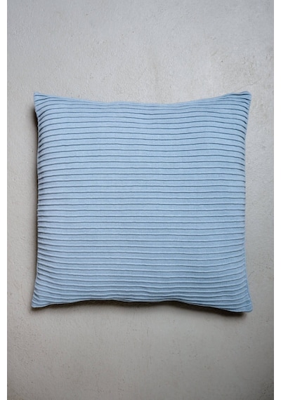 Peraluna Free Pıllow %100 Organik Pamuk Triko Yastık Kılıfı 45x45 Cm Açık Mavi - Açık Mavi