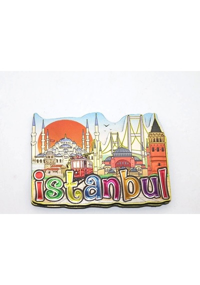 İstanbul Temalı Magnet Alk2241 Çok Renkli
