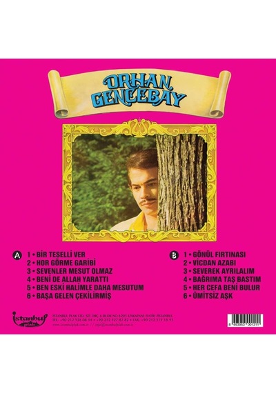 Orhan Gencebay Bir Teselli Ver Plak Lp