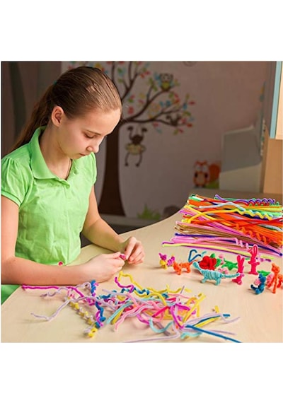 Şönil Renkli 30 Cm 50'Li 1 Paket Artlantis 30 Cm Renkli Tüylü Tel