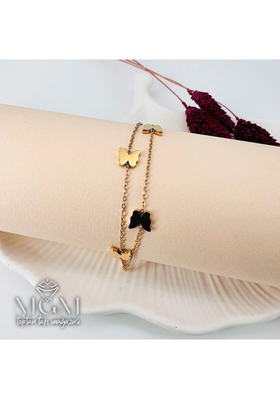 Mepa Gold Çelik Bileklikler 16+5 Cm Uzatma Payı - Kbl0152 Najmaddin Altın